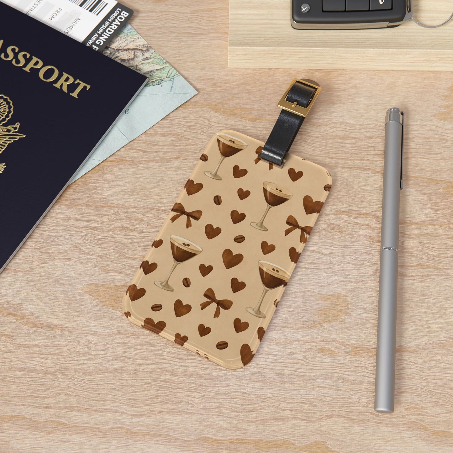 Espresso Martini Lover Luggage Tag