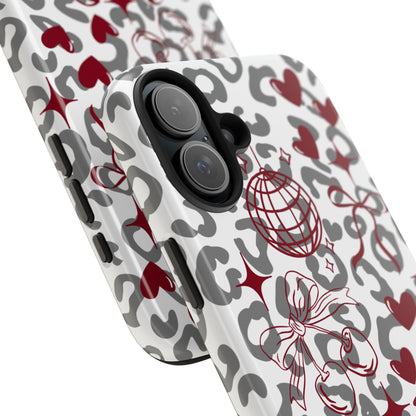 Iphone Case Cherry Leopard
