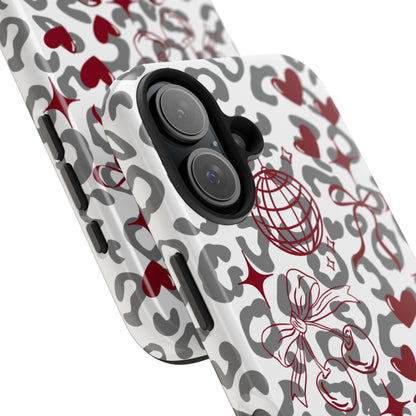 Iphone Case Cherry Leopard