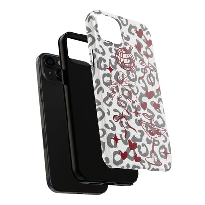 Iphone Case Cherry Leopard