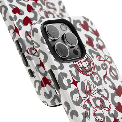 Iphone Case Cherry Leopard