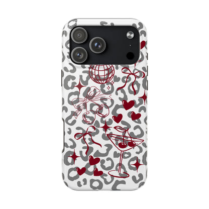 Iphone Case Cherry Leopard