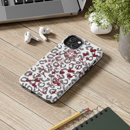 Iphone Case Cherry Leopard
