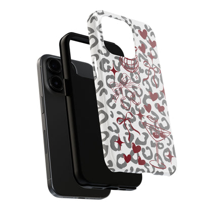 Iphone Case Cherry Leopard