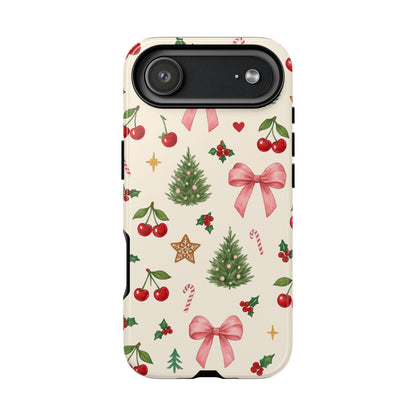 Iphone Case Cherry Christmas