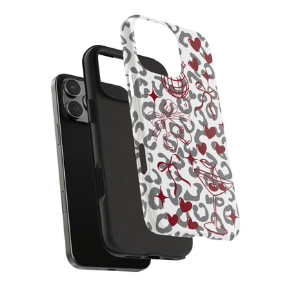 Iphone Case Cherry Leopard