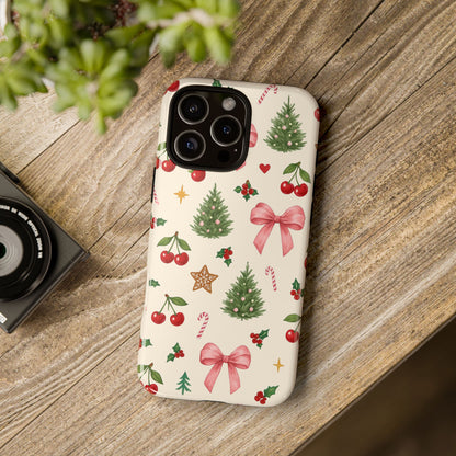 Iphone Case Cherry Christmas