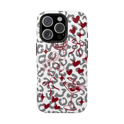Iphone Case Cherry Leopard