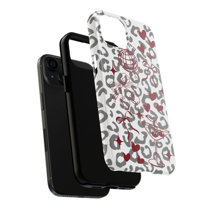 Iphone Case Cherry Leopard