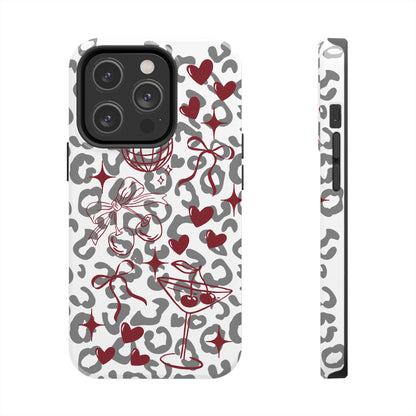 Iphone Case Cherry Leopard