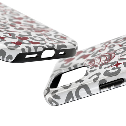Iphone Case Cherry Leopard