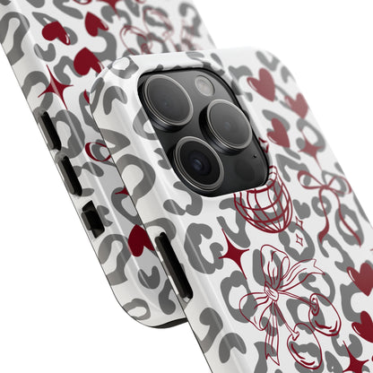 Iphone Case Cherry Leopard