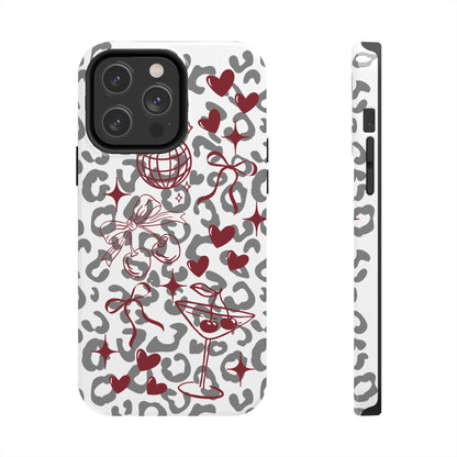 Iphone Case Cherry Leopard
