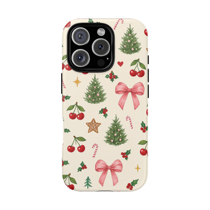 Iphone Case Cherry Christmas