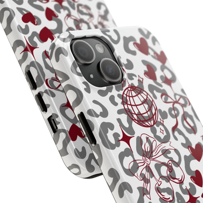 Iphone Case Cherry Leopard
