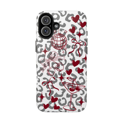 Iphone Case Cherry Leopard